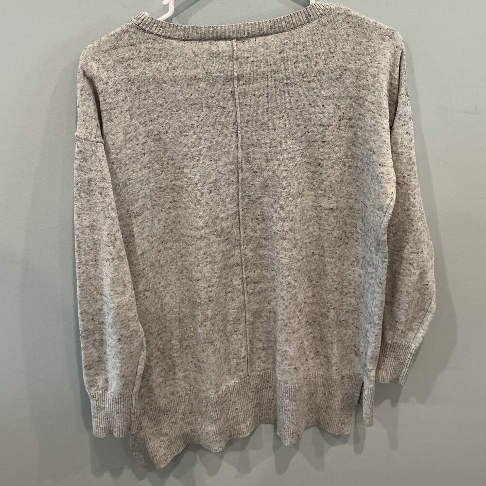 Banana Republic‎ Womens Cotton Blend Sweater Size MP Grey Casual Basic Preppy - Picture 4 of 5